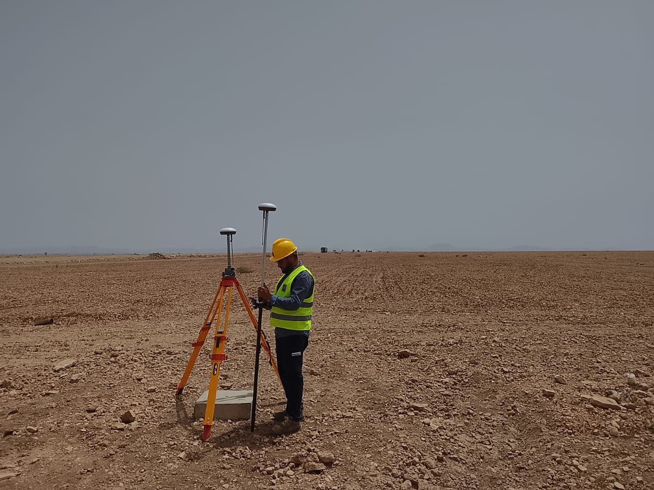 Technicien GeoFlex sur terrain
